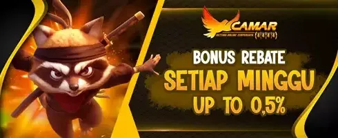 Rebate Slot Harian Hingga 0.5% promotion banner